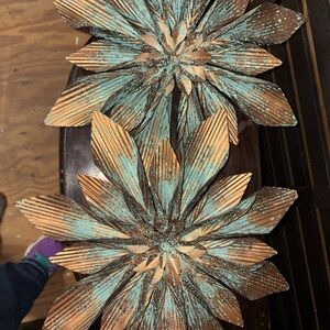 Hobby Lobby Metallic Flower Wall Art